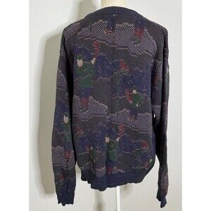 Vintage Patrick James Golfer‎ Crewneck Grandpa Sweater Size Large Made in USA